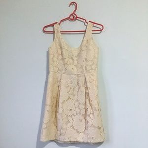Cream Lace Dress